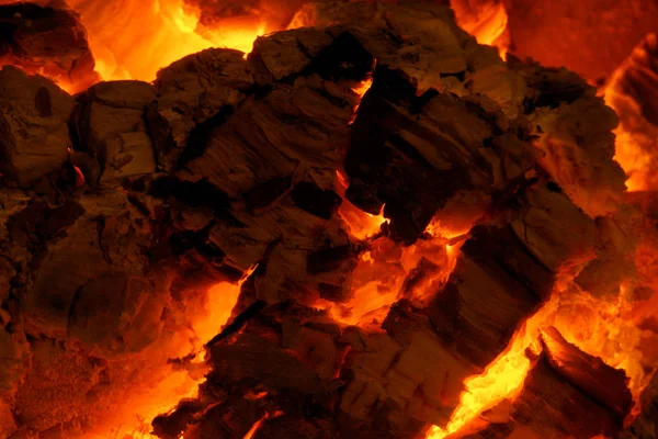 Embers Fireplace — Stock Photo, Image