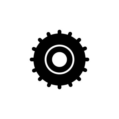 Ayarlar, vektör. Yönetim panelleri, web sitesi, arayüzler, mobil uygulamalar için bu simge kullanımı 