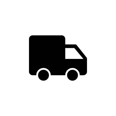 Teslimat, vektör. Yönetim panelleri, web sitesi, arayüzler, mobil uygulamalar için bu simge kullanımı