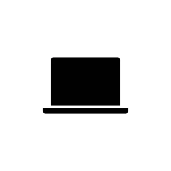 Laptop vektör simgesi. Yönetim panelleri, web sitesi, arayüzler, mobil uygulamalar için bu simge kullanımı