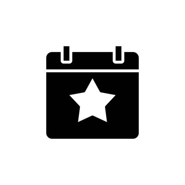 Olay vektör simgesi. Yönetim panelleri, web sitesi, arayüzler, mobil uygulamalar için bu simge kullanımı