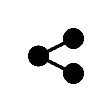 Vektör simgesini paylaş. Yönetim panelleri, web sitesi, arayüzler, mobil uygulamalar için bu simge kullanımı