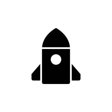 Rocket vector icon. This icon use for admin panels, website, interfaces, mobile apps