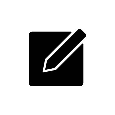 Vektör simgesini düzenle. Yönetim panelleri, web sitesi, arayüzler, mobil uygulamalar için bu simge kullanımı