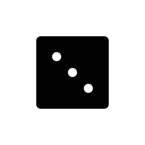 Dice vector icon. This icon use for admin panels, website, interfaces, mobile apps