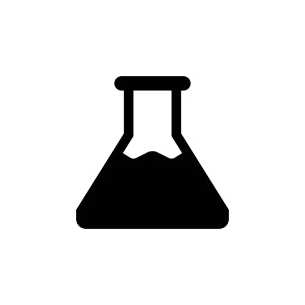 Erlenmeyer Flask Vector Icon Icon Use Admin Panels Website Interfaces — Stock Vector