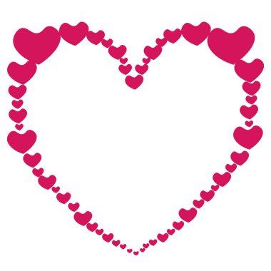 Kutlamalar, davetiyeler, fotoğraflar için kupa çerçevesi. Mesaj için yer var. İzole edilmiş beyaz bir arkaplanda özet geç. Stock vektör illüstrasyonu. Çizgi film tarzı. Sevgililer Günü için çizim. Kutlama baskısı.