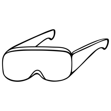 Lab Goggles Free Vector Eps Cdr Ai Svg Vector Illustration Graphic Art