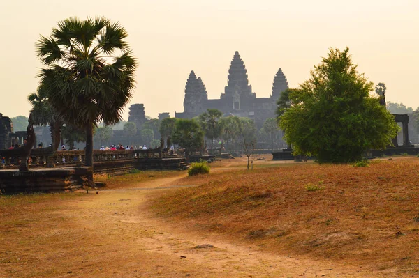 Пейзаж Ангкор Вата Камбодже — стоковое фото