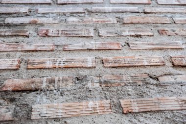 Beyaz grunge tuğla duvar arka planı