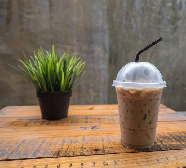 Iced coffee take-home cup — Stock Photo, Image