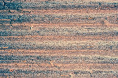 Paslı kıvrımlı metal duvar, paslı çinko grunge tarzı arka plan