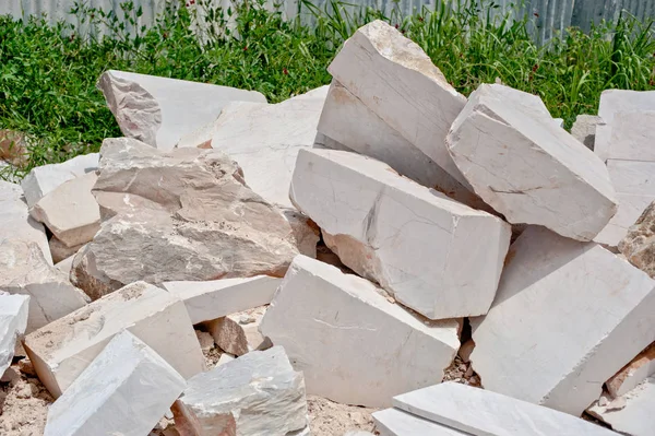 stock image marble mound rubble, background