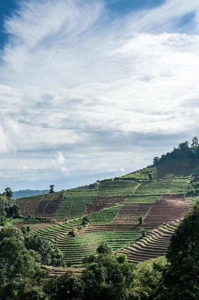 Mon alanında lahana Cham (Mon Jam) dağ, ünlü seyahat Tayland