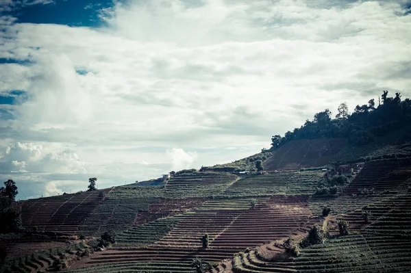 Mon alanında lahana Cham (Mon Jam) dağ, ünlü seyahat Tayland