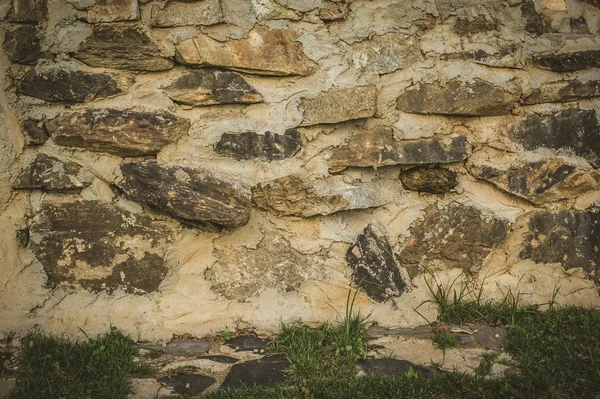 Vieille texture de mur de brique dans un fond — Photo