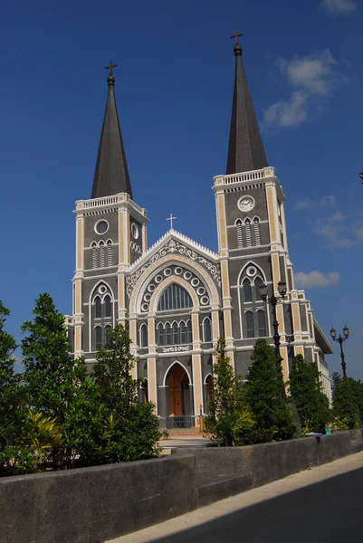 Католицька Церква в Чантабурі провінції, Таїланд — стокове фото