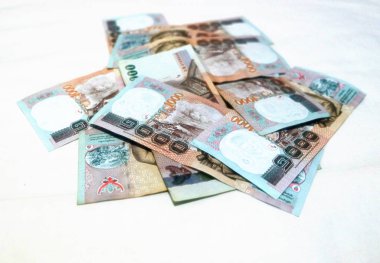 Paralı arka plan Thai bin baht fatura