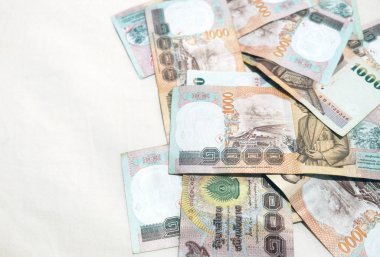 Paralı arka plan Thai bin baht fatura