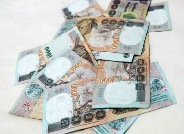 Paralı arka plan Thai bin baht fatura