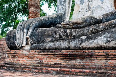 Sukhothai tarihi Park Tayland eski kasaba antik Buddh