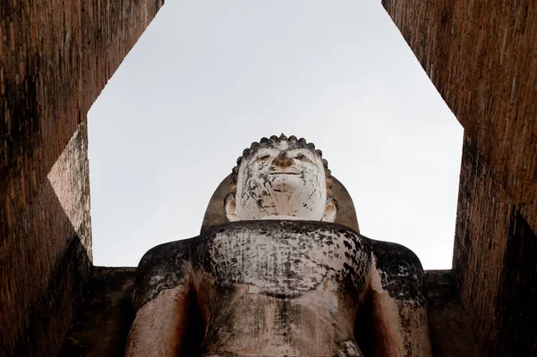 Sukhothai historischen Park der Altstadt von Thailand alten Buddh — Stockfoto