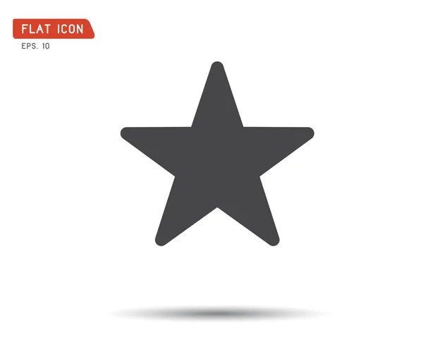 Clasic stjärna ikonen vektor, logotyp platt eps, illustration — Stock vektor