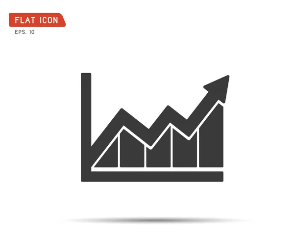 Grafo aziendale Icona vettoriale, logo eps illustrazione — Vettoriale Stock