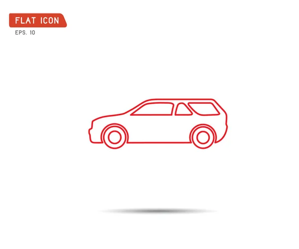 Логотип спортивного автомобиля, иконка вектор Иллюстрация — стоковый вектор