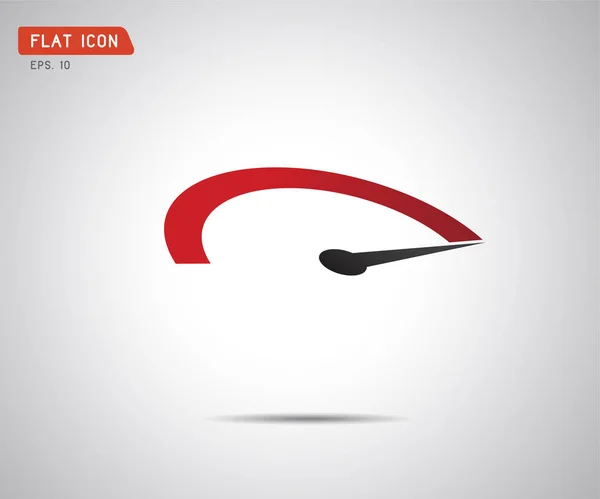 Performance measurement. Logo Speed, icon Vector illustration — 스톡 벡터