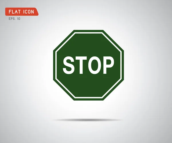 Stop icoon, Verbod geen symbool, rode cirkel, waarschuwingsbord, vect — Stockvector