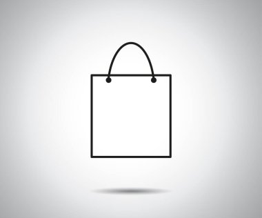 kağıt alışveriş torbası vektör illüstrasyonu, çevrimiçi dükkan, satış logosu 10