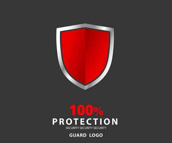 Empresa Segurança Logotipo Escudo Esmeralda Vetorial Para Proteção Ilustração Vetorial —  Vetores de Stock