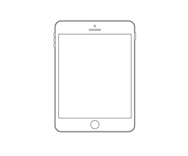 Smartphone Symbol Tablet Telefon Logo Vektor Illustration — Stockvektor