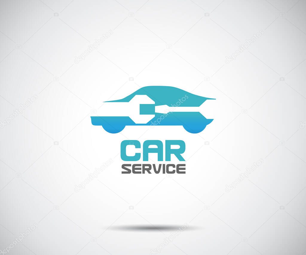 Car service icon, Auto Repair, Flat Maintenance logo design Vector illustration