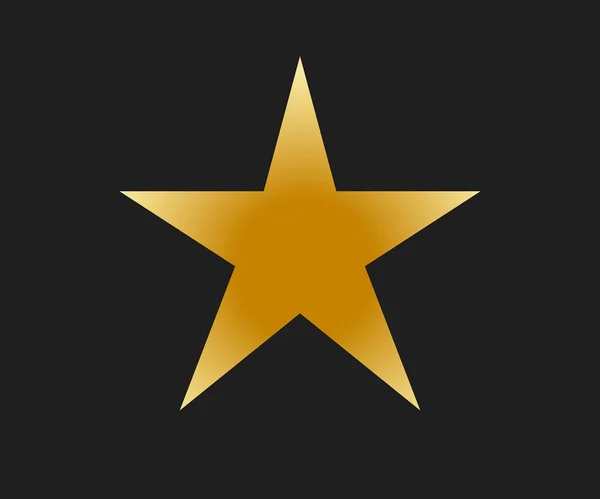 Klassischer Sternsymbolvektor Logo Flache Eps Illustration — Stockvektor
