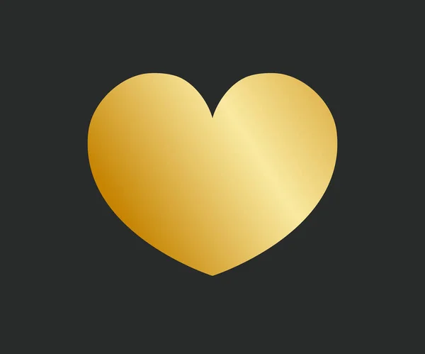 Значок Серця Векторні Ілюстрації Логотип Плоских Eps — стоковий вектор