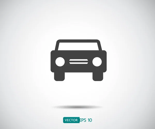 Véhicule Icône Bouclier Auto Voiture Garde Assurance Logo Vectoriel Illustration — Image vectorielle
