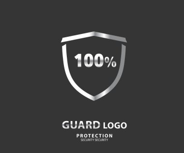 Logo güvenlik şirketi. koruma için vektör kalkanı, illüstrasyon