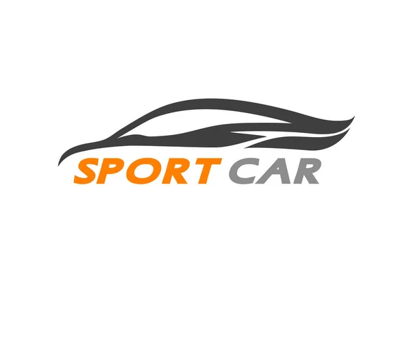 Sports Car Logo Unternehmen Abstrakte Auto Design Konzept Automotive Vektor — Stockvektor