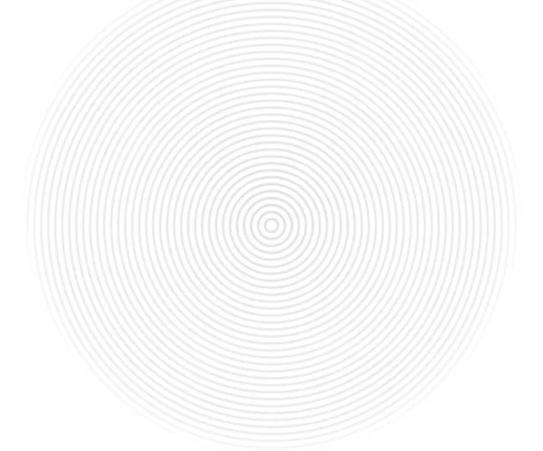 Elementi Cerchio Concentrici Sfondi Schema Astratto Del Cerchio Grafica Bianco — Vettoriale Stock