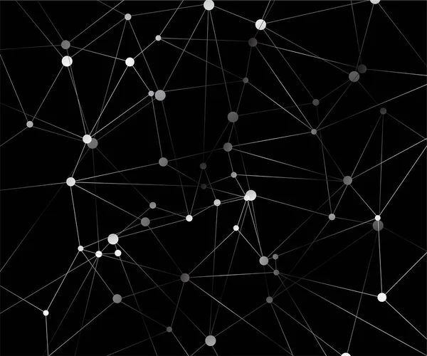 Molécula Geométrica Fondo Gráfico Comunicación Complejo Macrodatos Con Compuestos Fondo — Vector de stock