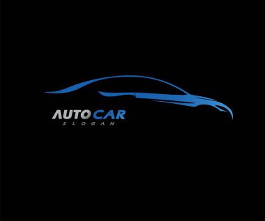 Sports Car Logo Şirketi vektör çizimi