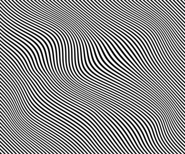 Wave Stripe Arkaplanı - tasarımınız için basit doku. EPS10 vektörü