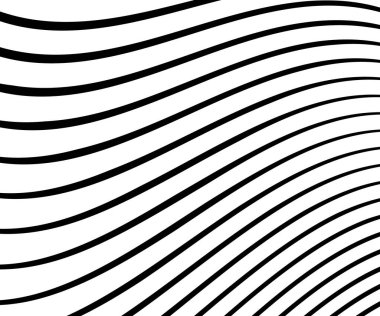 Yumuşak çizgi dalga tasarımı ile soyut şablon arkaplanı