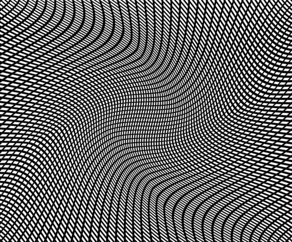 アイデアのアブストラクト波と線のパターン テンプレートの背景テクスチャ — ストックベクタ