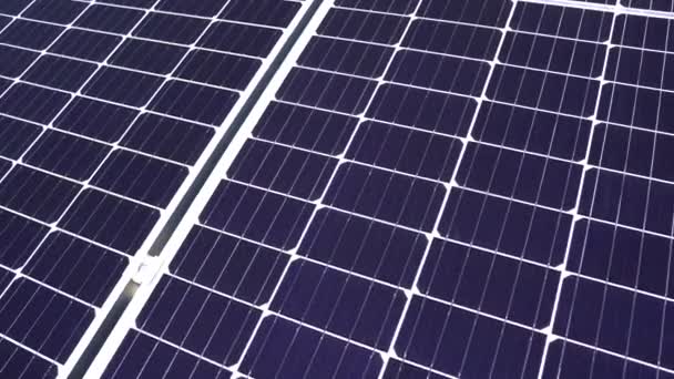 Sol Paneles Solares Electricidad Sostenibilidad Del Planeta Energía Verde Para — Vídeos de Stock