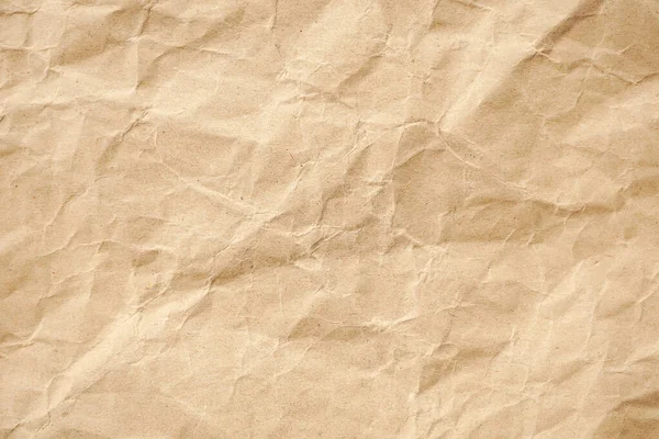Brown Wrinkle Recycle Paper Background — Stock Photo, Image