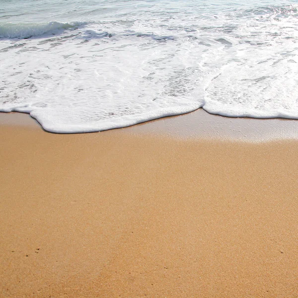 Ocean Wave Sandy Beach Background — Stock Photo, Image