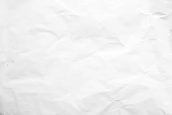 Weiß Faltig Recyclingpapier Textur Hintergrund — Stockfoto